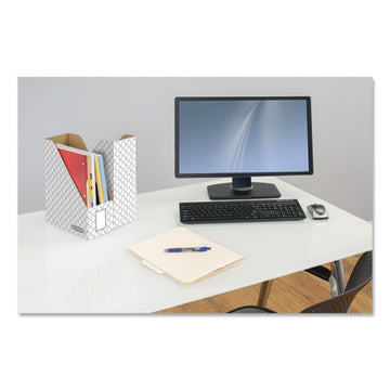 Bankers Box® Corrugated Cardboard Magazine File, 4 X 11 X 12 3-4, Wood Grain, 12-carton freeshipping - TVN Wholesale